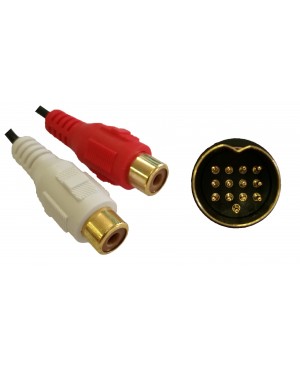Kenwood 13 PIN To RCA Cable